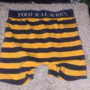 Polo by Ralph Lauren Kids Striped Boxer Briefs - Yellow and Blue